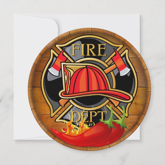 Fire Department Chili Peppers Kaart (Voorkant)