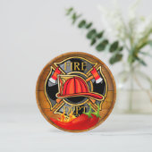 Fire Department Chili Peppers Kaart (Staand voorkant)