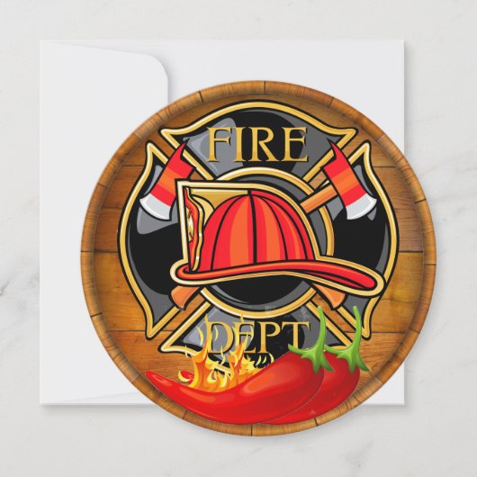 Fire Department Chili Peppers Kaart (Voorkant)