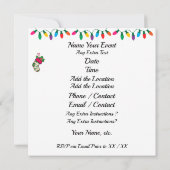 Fire Department Christmas HD Print Kaart (Achterkant)