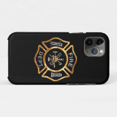 Fire Department Gold Badge Case-Mate iPhone Case (Achterkant (horizontaal))