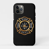 Fire Department Gold Badge Case-Mate iPhone Case (Achterkant)