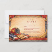 Fire Department Graduation RSVP Kaartje (Voorkant)