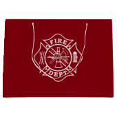 Fire Dept/Firefighter Large Cft Bag Cadeautasje (Voorkant)