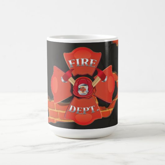Fire Dept Logo Koffiemok (Center)