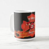 Fire Dept Logo Koffiemok (Voorkant links)