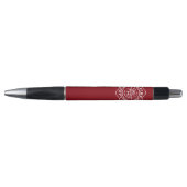 Fire Dept Maltese Cross Pen Rubber Grip Pen (Voorkant)