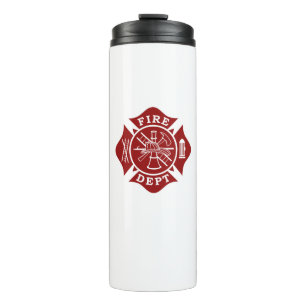 Fire Dept Maltese Cross Thermal Tumbler Thermosbeker