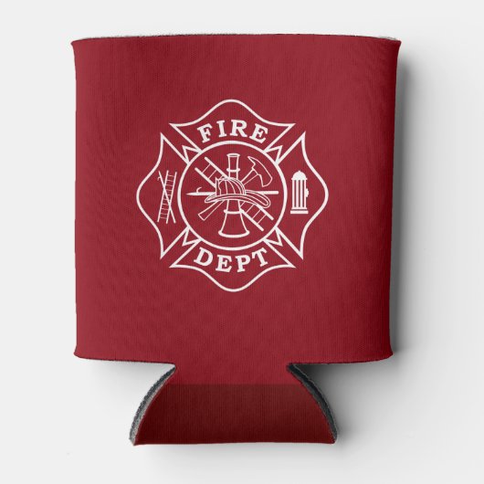 Fire Dept Maltezer Cross Koelbox Blikjeskoeler (Voorkant)