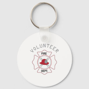Fire Dept Volunteer Sleutelhanger