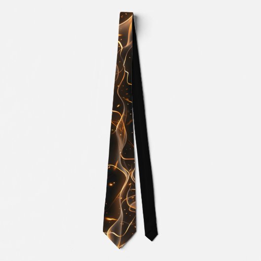 Fire design Tie / Feuer Krawatte Stropdas (Voorkant)