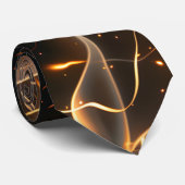 Fire design Tie / Feuer Krawatte Stropdas (Opgerold)