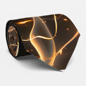 Fire design Tie / Feuer Krawatte Stropdas (Opgerold)