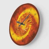 Fire Diamond V2~Time Machine Clock~Unique Design~ Grote Klok (Hoek)