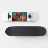 fire dog persoonlijk skateboard (Horizontaal)