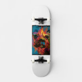 fire dog persoonlijk skateboard (Voorkant)