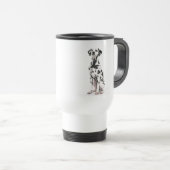 Fire Dog Plastic Travel Mug Reisbeker (Voorkant rechts)