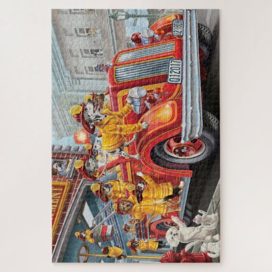 Fire Dogs Legpuzzel (Verticaal)