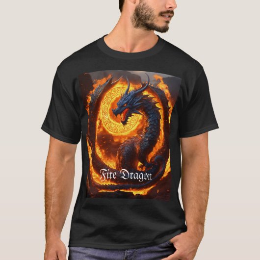 Fire Dragon Couple T-shirt (Voorkant)