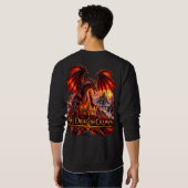 Fire Dragon Crown Fantasy Draak Trui (Achterkant volledig)