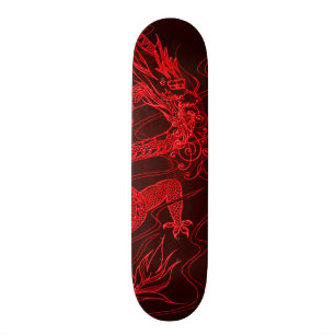 Fire Dragon Element Custom Pro Park Persoonlijk Skateboard