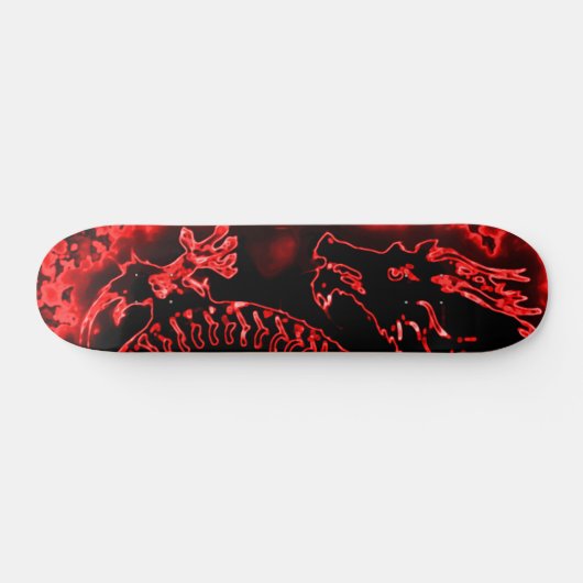 Fire Dragon Element Custom Pro Park Skateboard (Horizontaal)