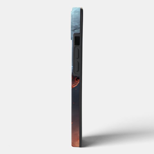 Fire Dragon Fantasy Art Hoesje-Mate iPhone Case (Achterkant / Links)