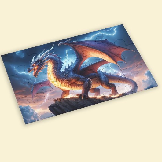 Fire Dragon Fantasy Puzzel voor Game Lovers Legpuzzel
