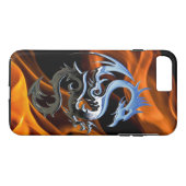 Fire Dragon iPhone X/8/7 plus robuust Hoesje (Achterkant (Horizontaal))