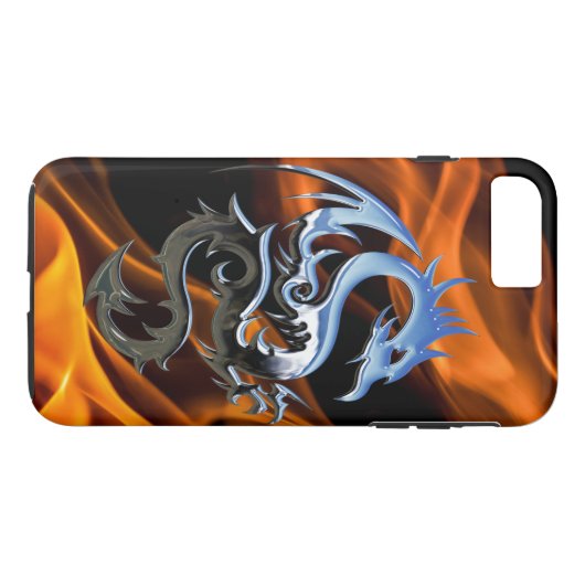 Fire Dragon iPhone X/8/7 plus robuust Hoesje (Achterkant (Horizontaal))