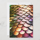 Fire Dragon Magical betoverde achtste verjaardag Kaart (Achterkant)