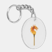 Fire Dragon Matchstick Sleutelhanger (Voorkant Links)
