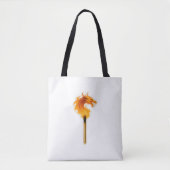 Fire Dragon Matchstick Tote Bag (Voorkant)