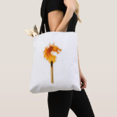 Fire Dragon Matchstick Tote Bag (Dichtbij)