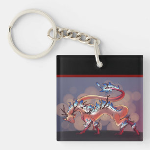 Fire Dragon Sleutelhanger