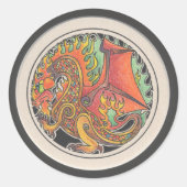 Fire Dragon Sticker (Voorkant)