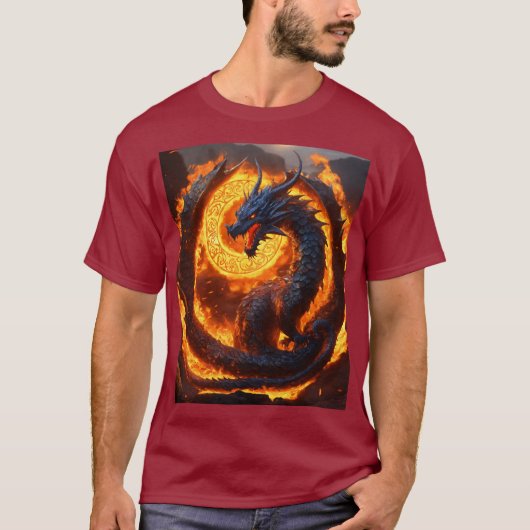 FIRE DRAGON T-SHIRT (Voorkant)