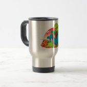 Fire Dragon Tumbler Reisbeker (Voorkant links)
