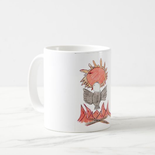 Fire Eagle Koffiemok (Voorkant links)