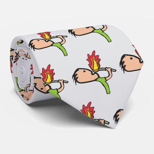 Fire Eating Stropdas (Opgerold)