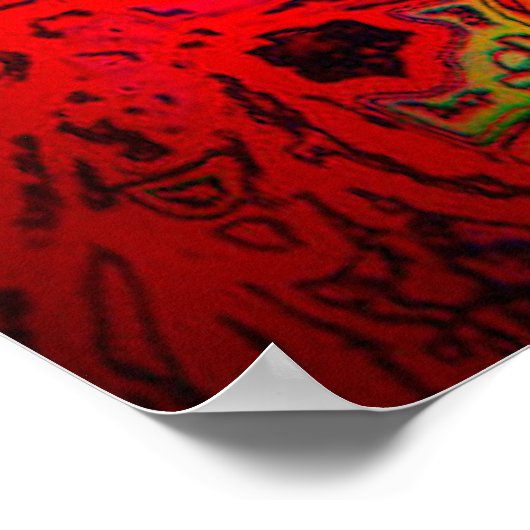 FIRE Element Kaleido Pattern poster (Hoek)