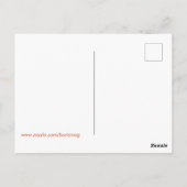 Fire Element Mandala - Kaleidoscopische Vlammensch Briefkaart (Achterkant)