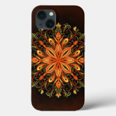 Fire Element Mandala - Kaleidoscopische Vlammensch Case-Mate iPhone Case (Achterkant)