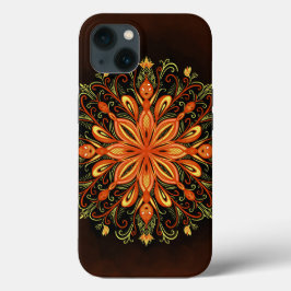 Fire Element Mandala - Kaleidoscopische Vlammensch Case-Mate iPhone Case