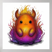 Fire Elemental Companion Poster (Voorkant)