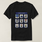 Fire Embleem Drie Houten Blauwe Lons House Pixel P T-shirt (Design voorkant)