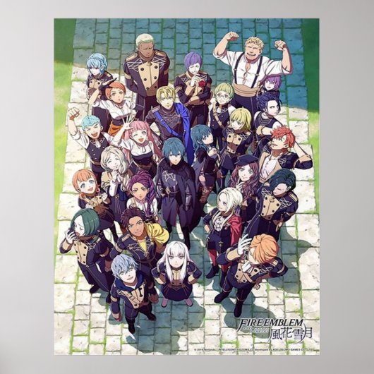 Fire Emblem Drie Houders Poster (Voorkant)