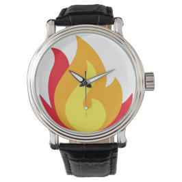 Fire Emoji Horloge