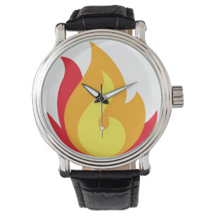 Fire Emoji Horloge