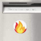 Fire Emoji Magnet (Insitu (Vaatwasser))